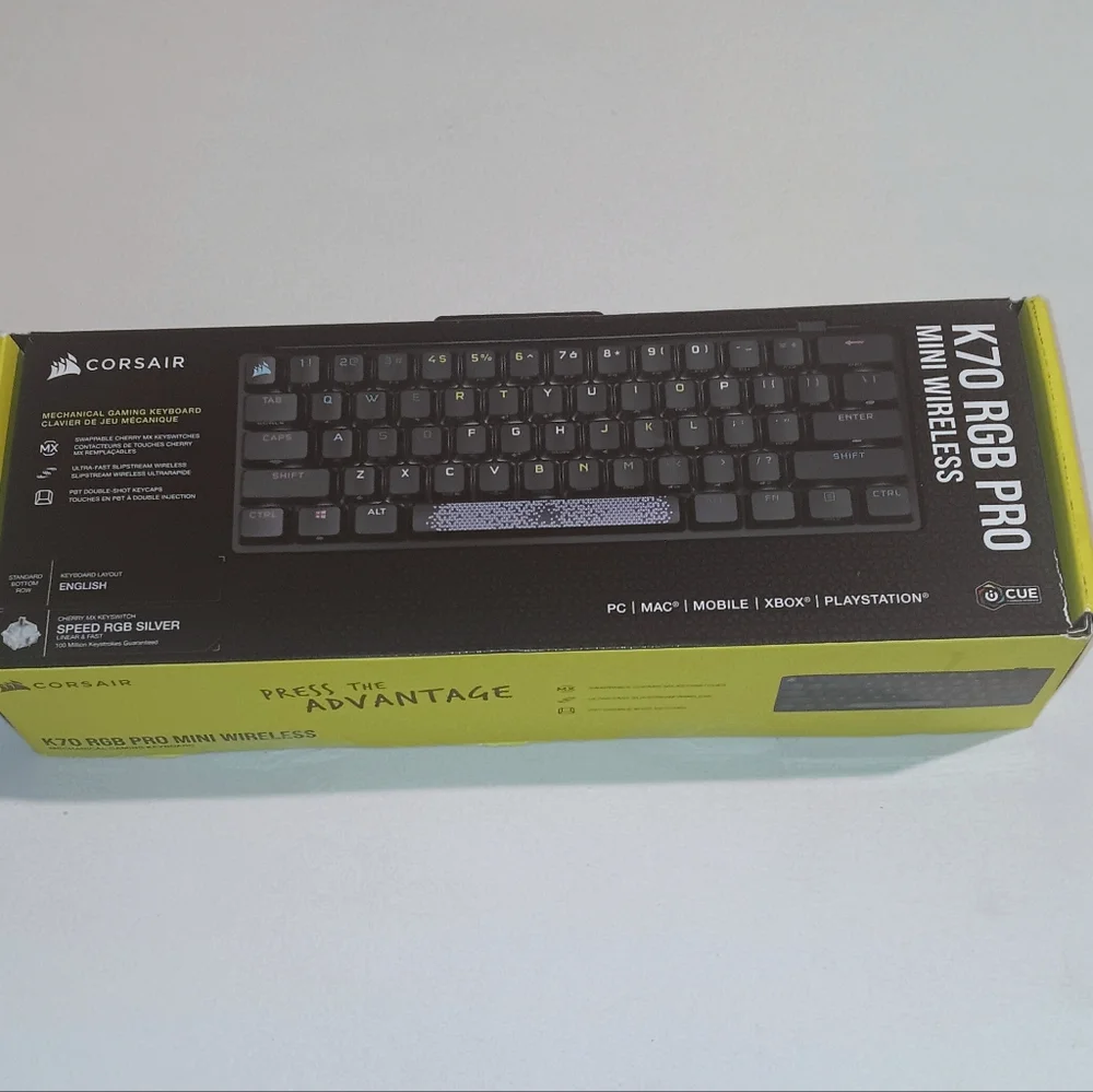 Corsair K70 RGB Pro Mini Wireless Gaming Keyboard